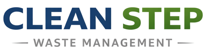 Clean Step Waste Management Logo Text